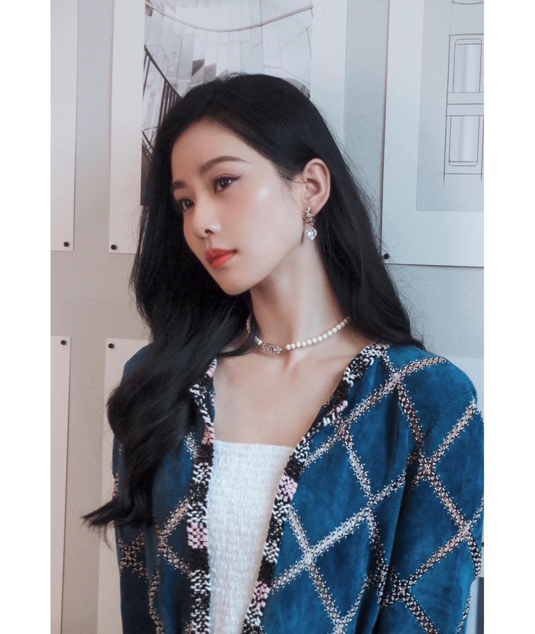 CHANEL Белое колье, фото 3