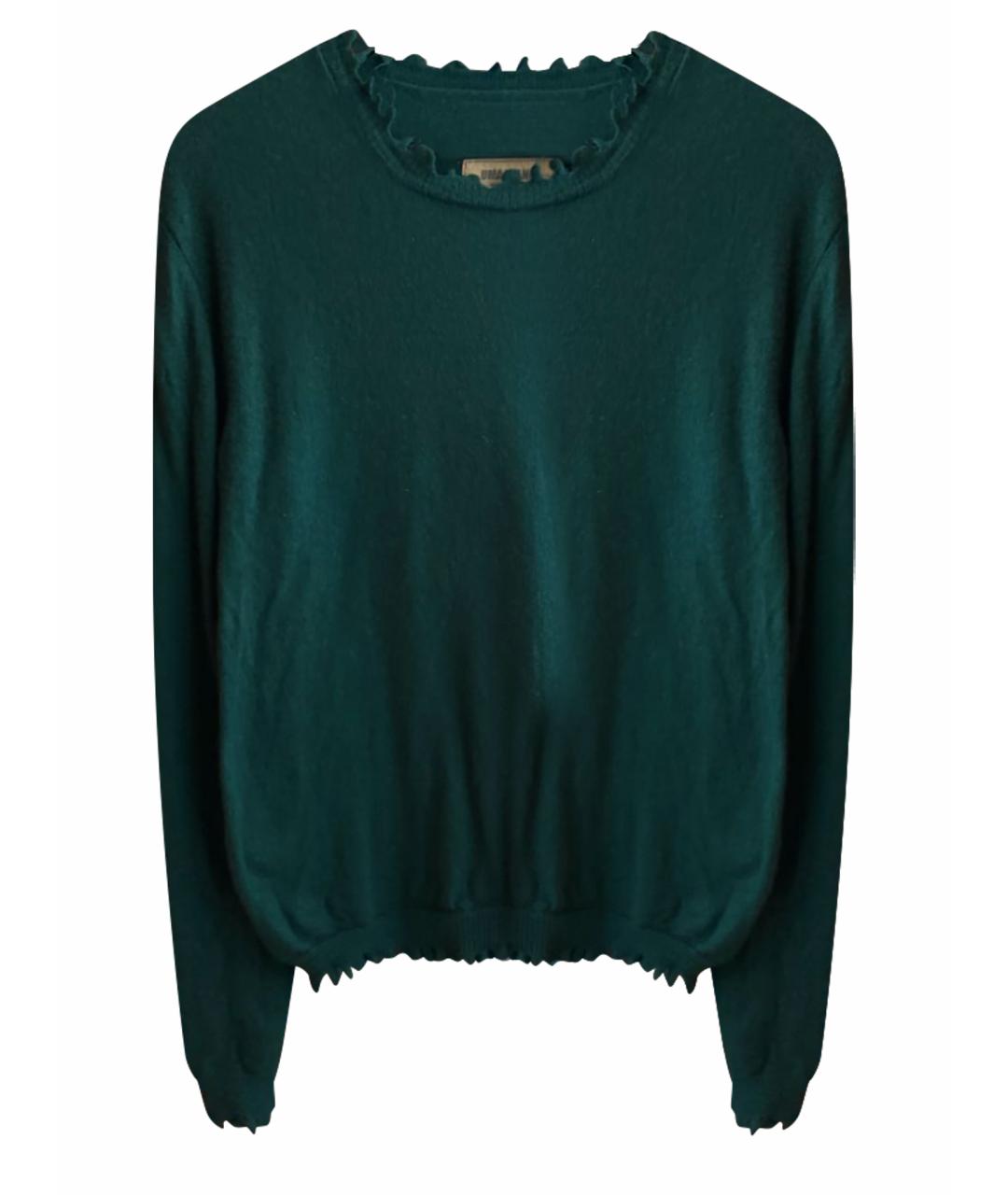 UMA WANG Зеленый кашемировый джемпер / свитер, фото 1