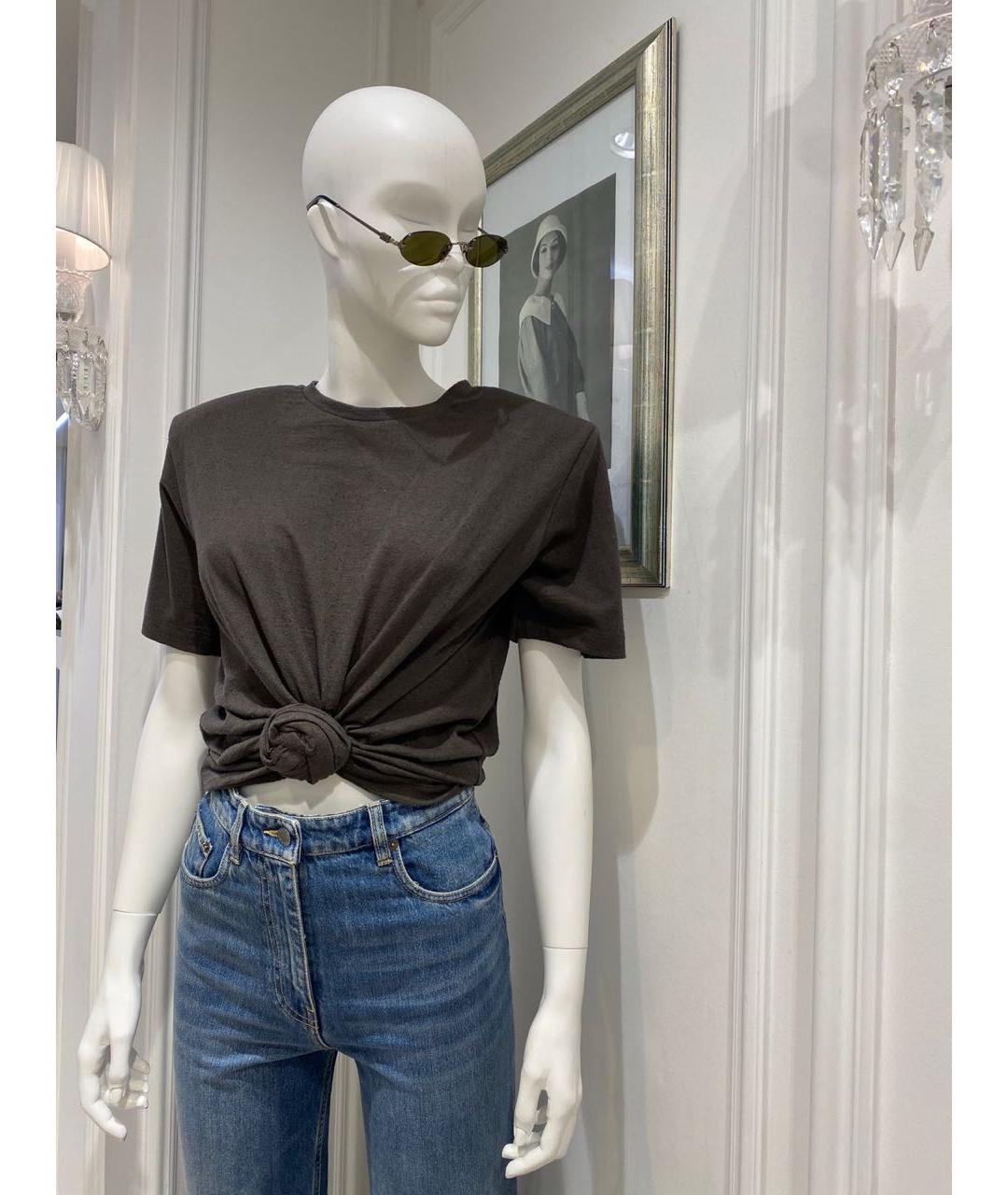 MAGDA BUTRYM Коричневая футболка, фото 2