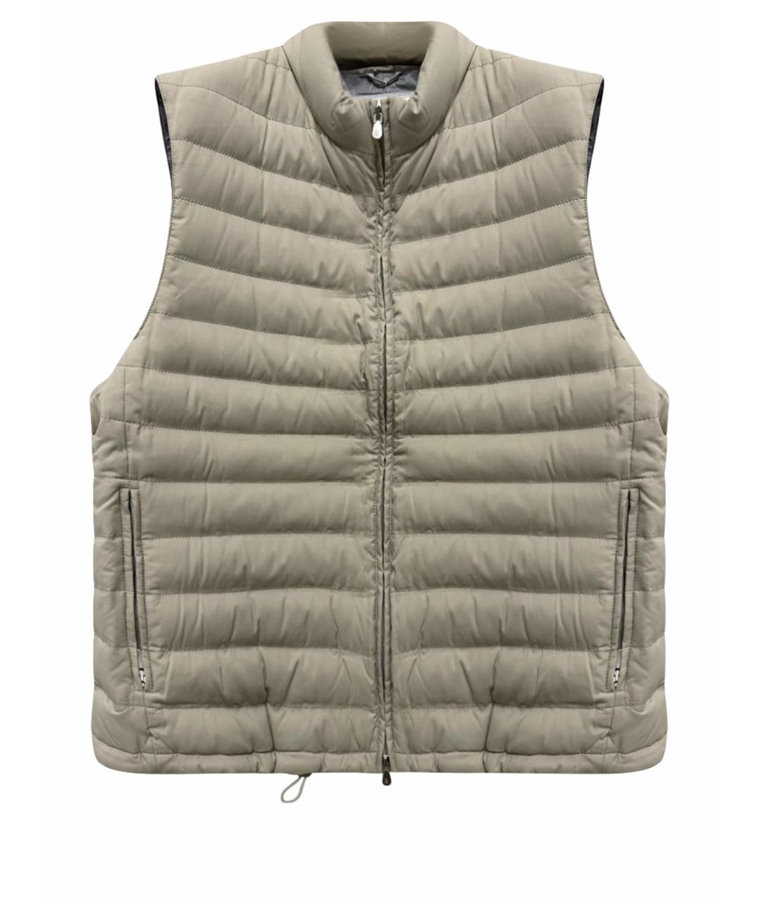 BRUNELLO CUCINELLI Бежевый полиамидовый жилет, фото 1