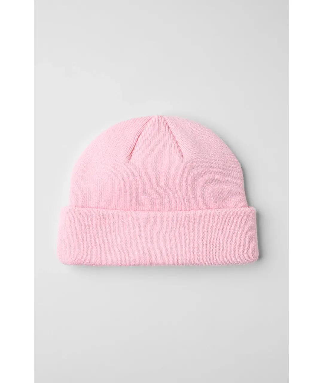 ALO YOGA Розовая хлопковая шапка, фото 2