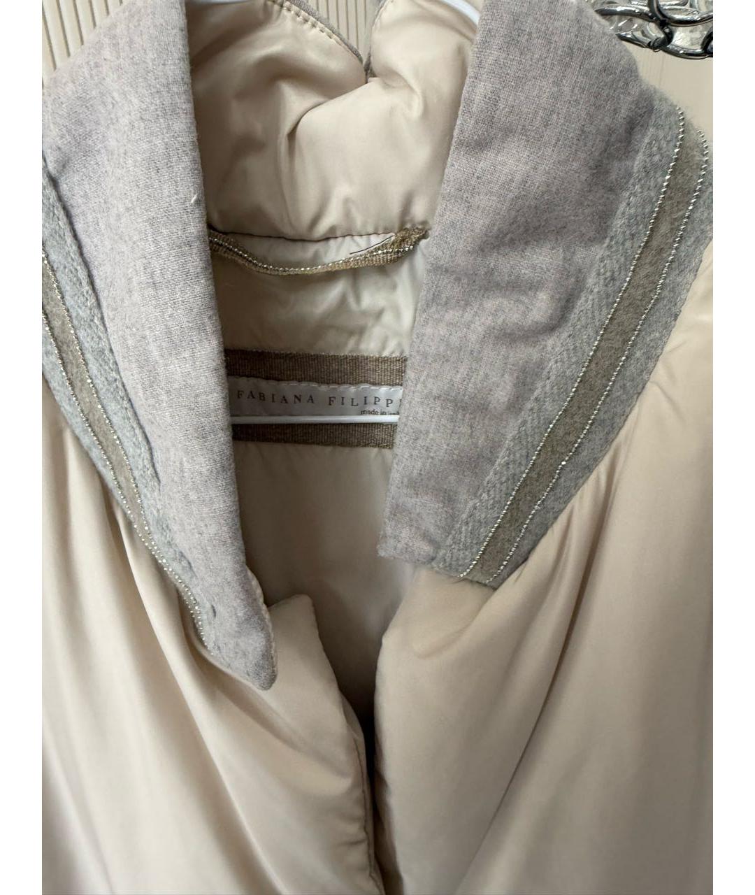 FABIANA FILIPPI Бежевый пуховик, фото 3