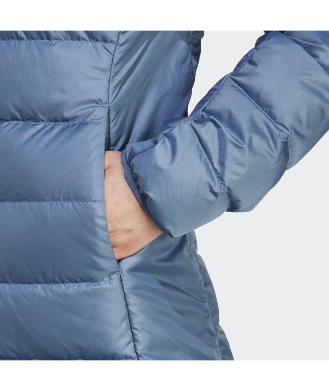 ADIDAS Синий полиэстеровый пуховик, фото 6