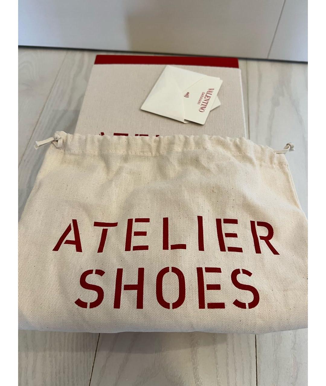 VALENTINO Черные резиновые сабо, фото 5