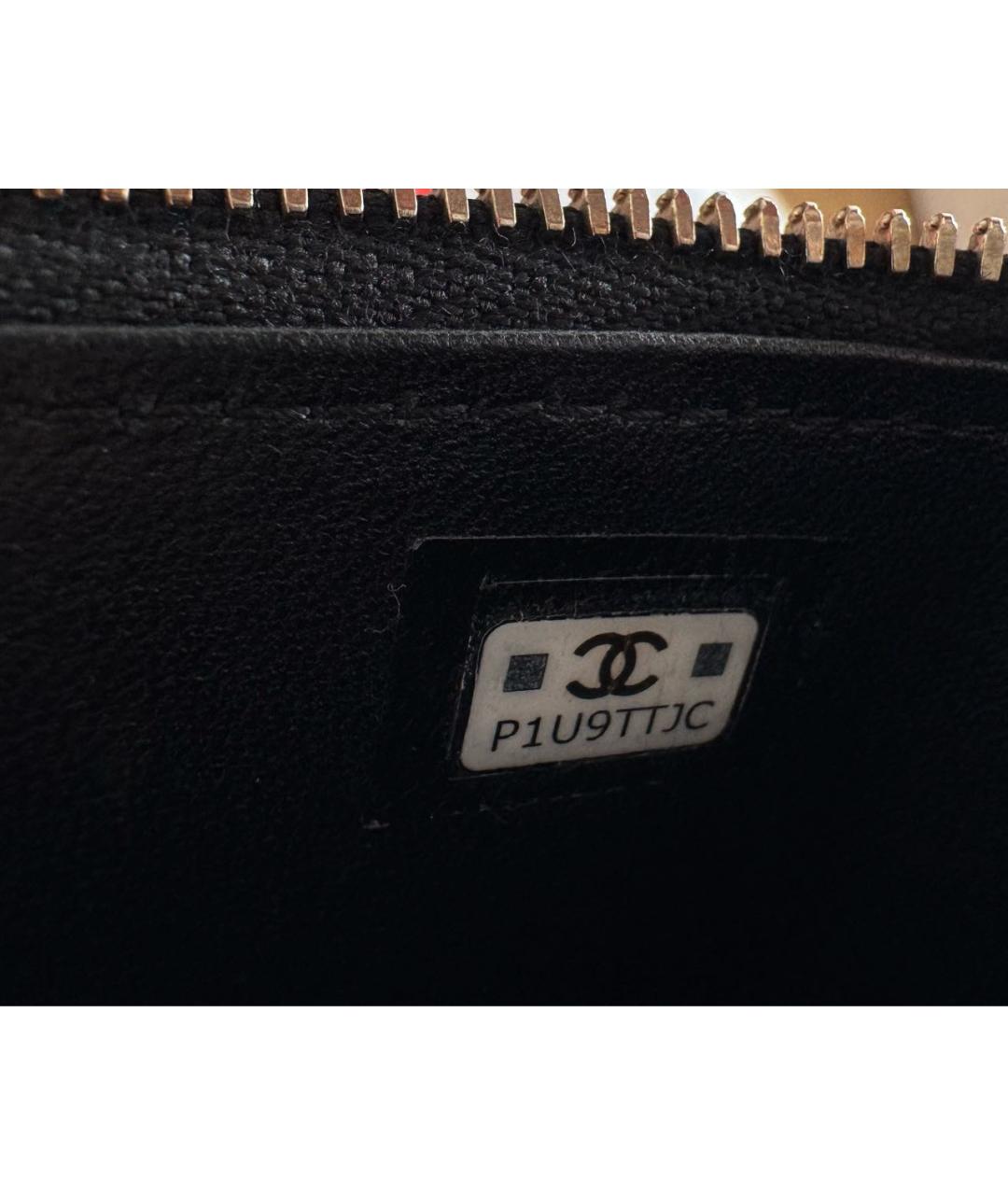 CHANEL Черная кожаная сумка через плечо, фото 8