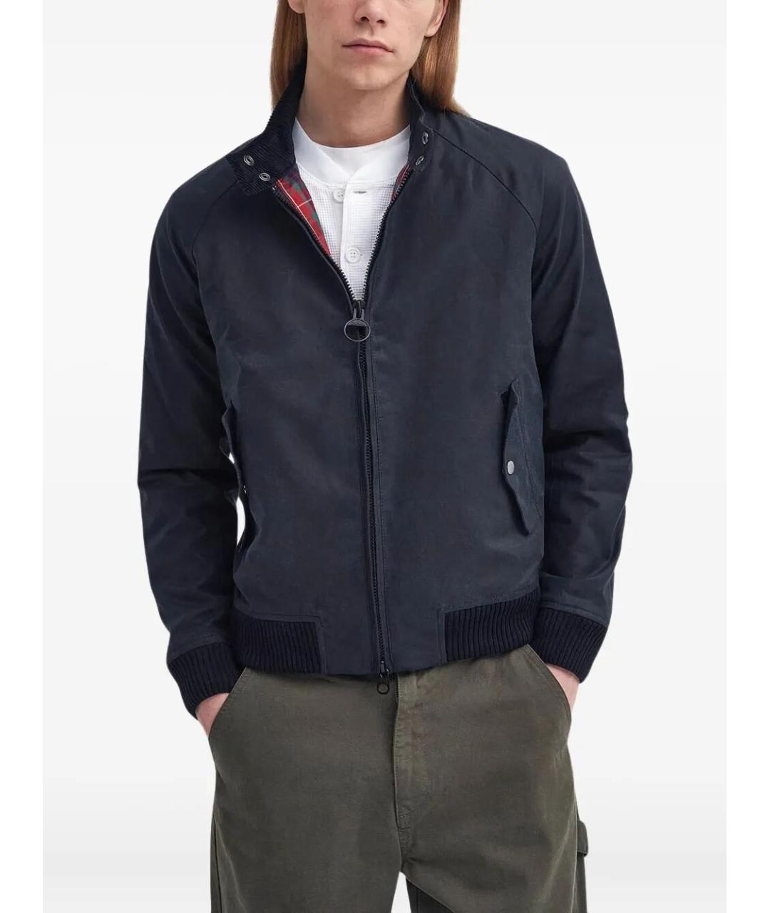 BARACUTA Синяя хлопковая куртка, фото 2