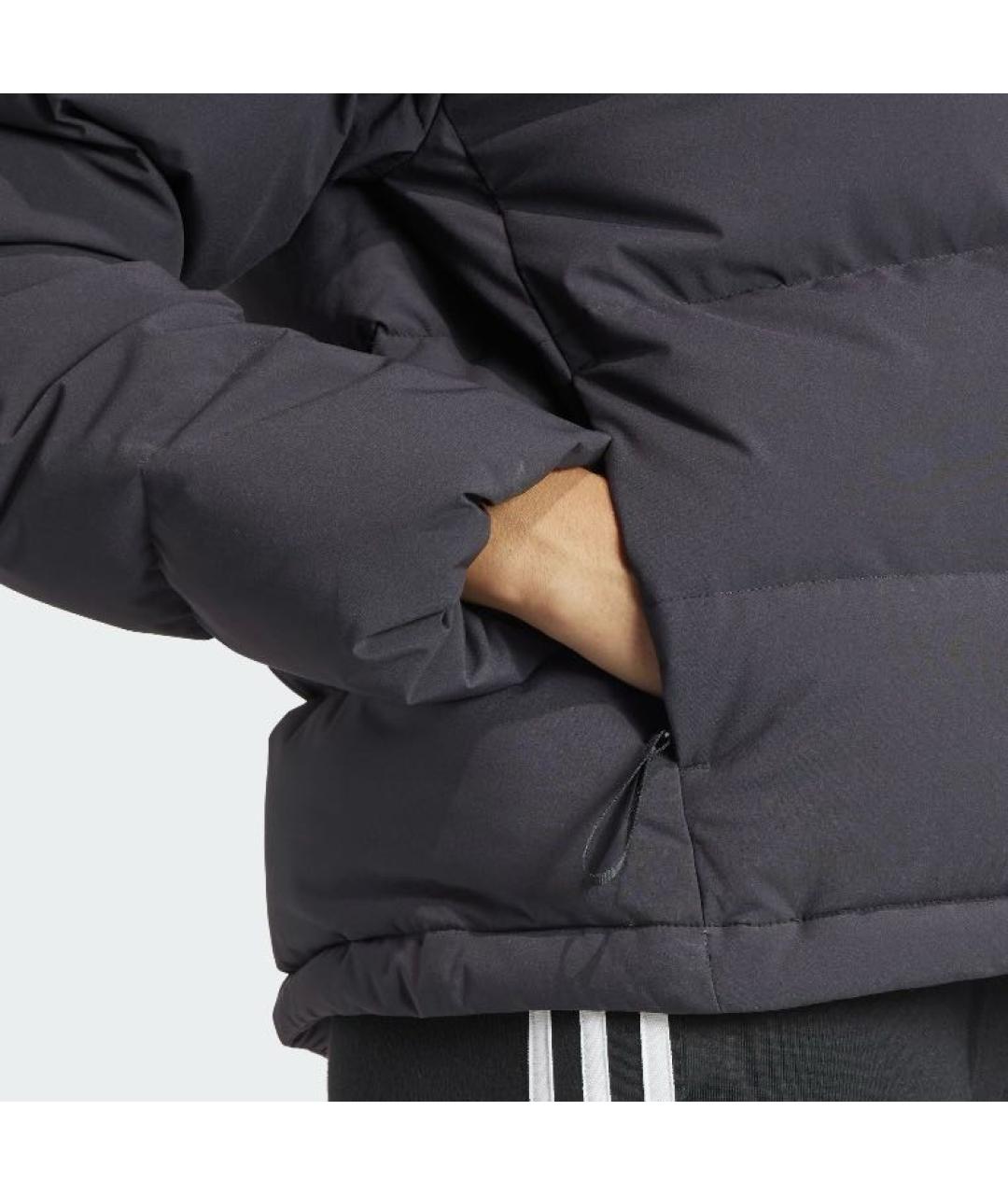 ADIDAS Черный полиэстеровый пуховик, фото 6