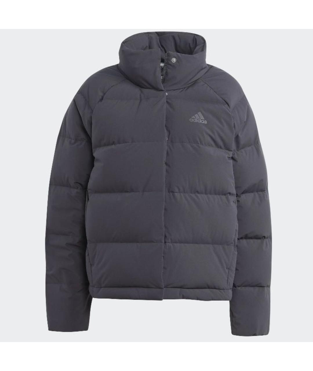 ADIDAS Черный полиэстеровый пуховик, фото 7