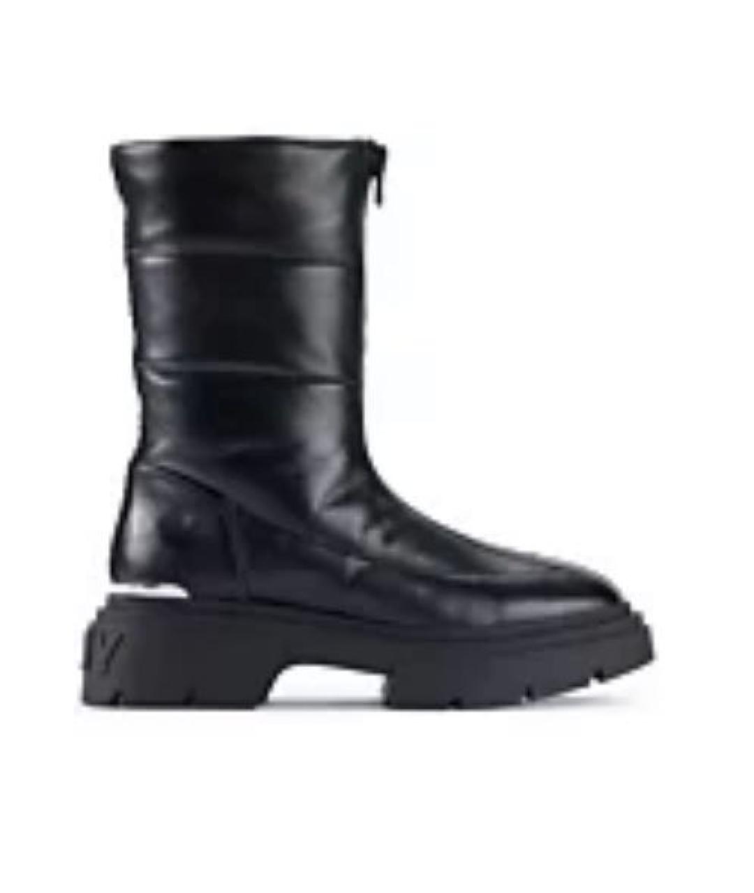 DKNY Черные полусапоги из искусственной кожи, фото 1