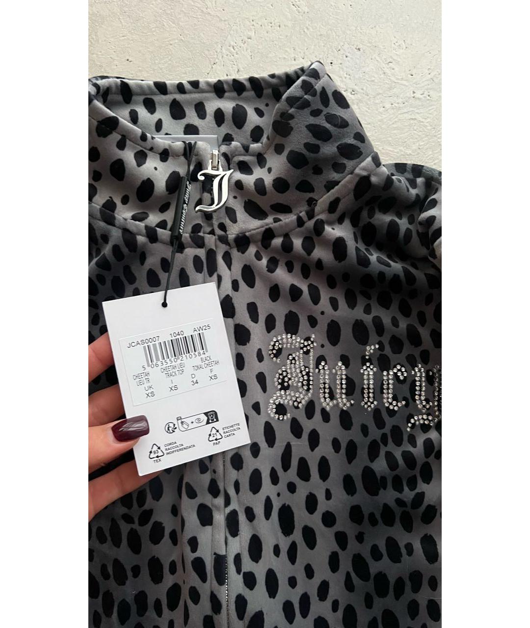 JUICY COUTURE Черный велюровый спортивные костюмы, фото 4