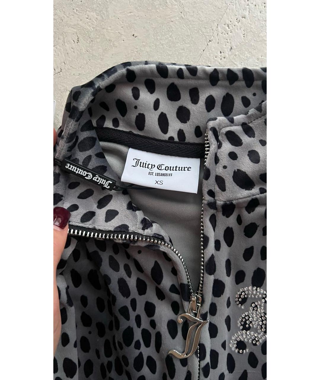 JUICY COUTURE Черный велюровый спортивные костюмы, фото 5