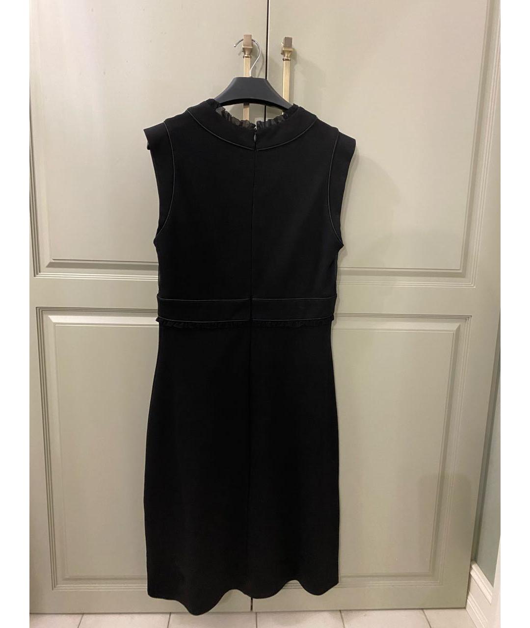 MAX MARA STUDIO Черное вискозное вечернее платье, фото 2