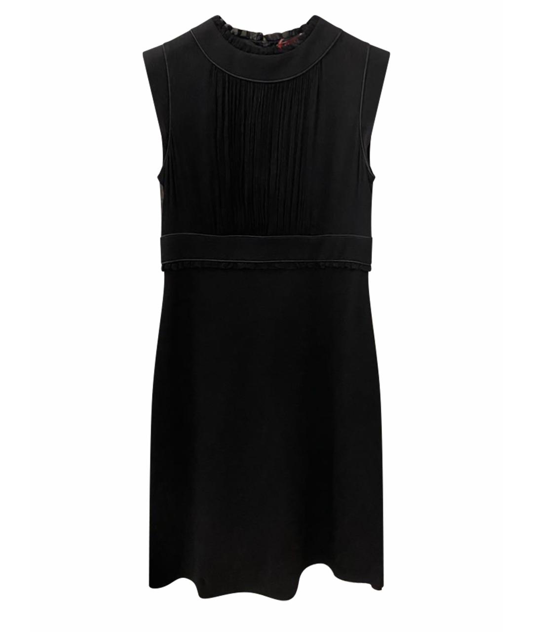 MAX MARA STUDIO Черное вискозное вечернее платье, фото 1