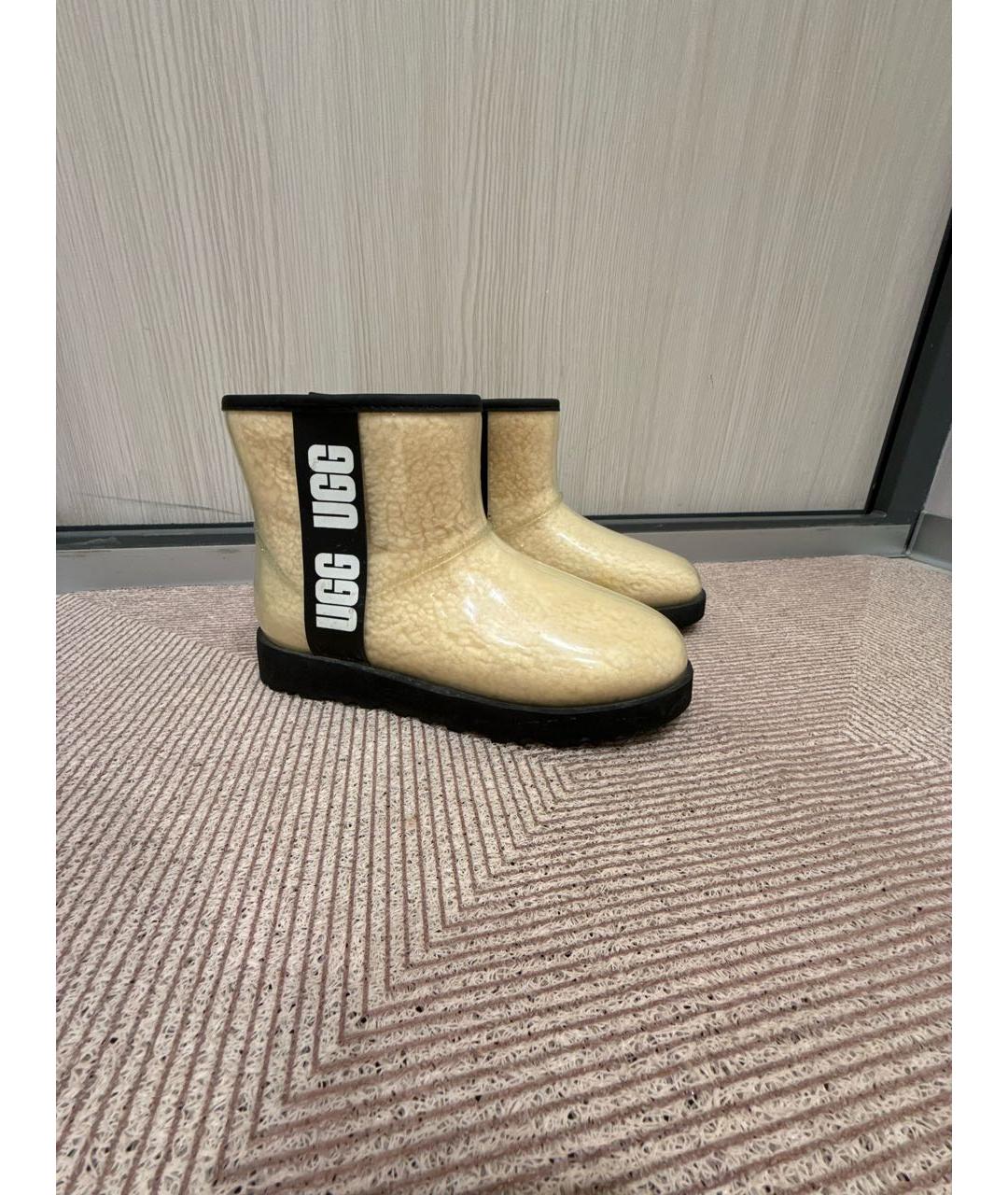UGG AUSTRALIA Бежевые полусапоги, фото 5