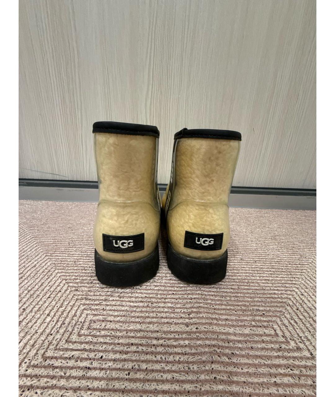 UGG AUSTRALIA Бежевые полусапоги, фото 4