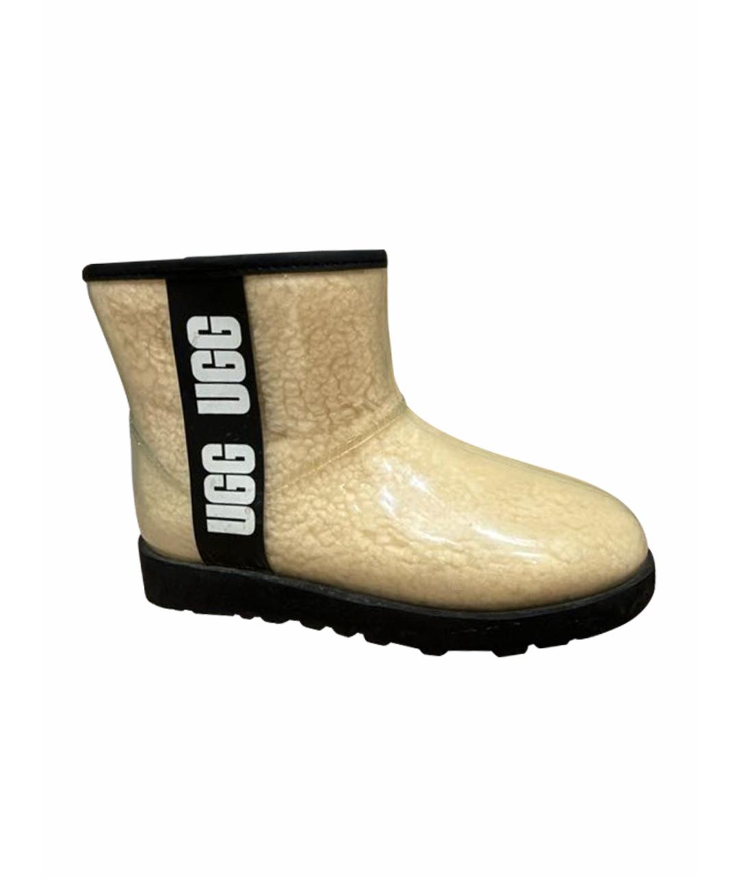 UGG AUSTRALIA Бежевые полусапоги, фото 1