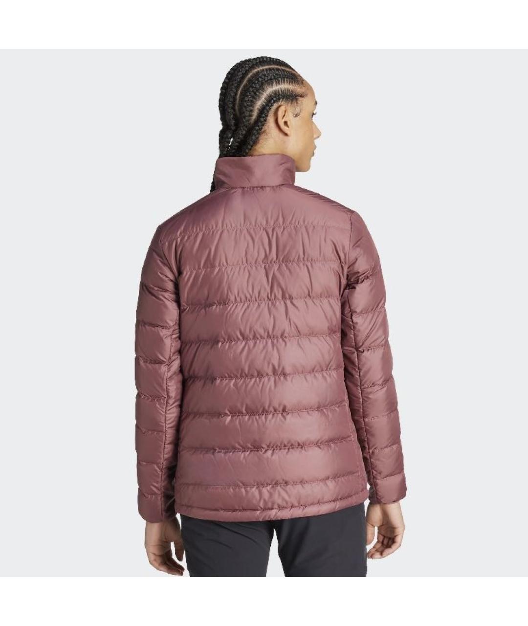 ADIDAS Бордовый полиэстеровый пуховик, фото 3