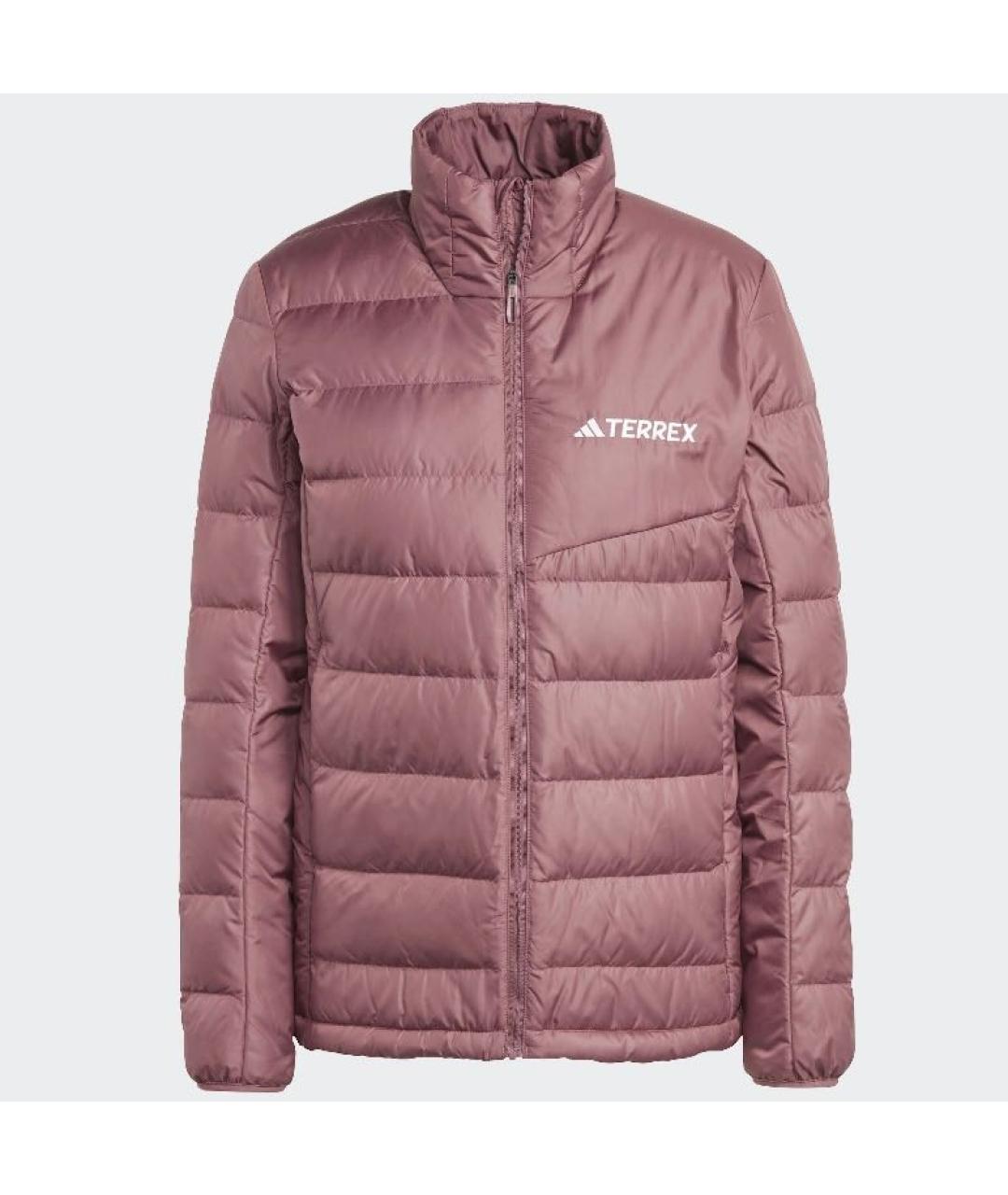 ADIDAS Бордовый полиэстеровый пуховик, фото 6