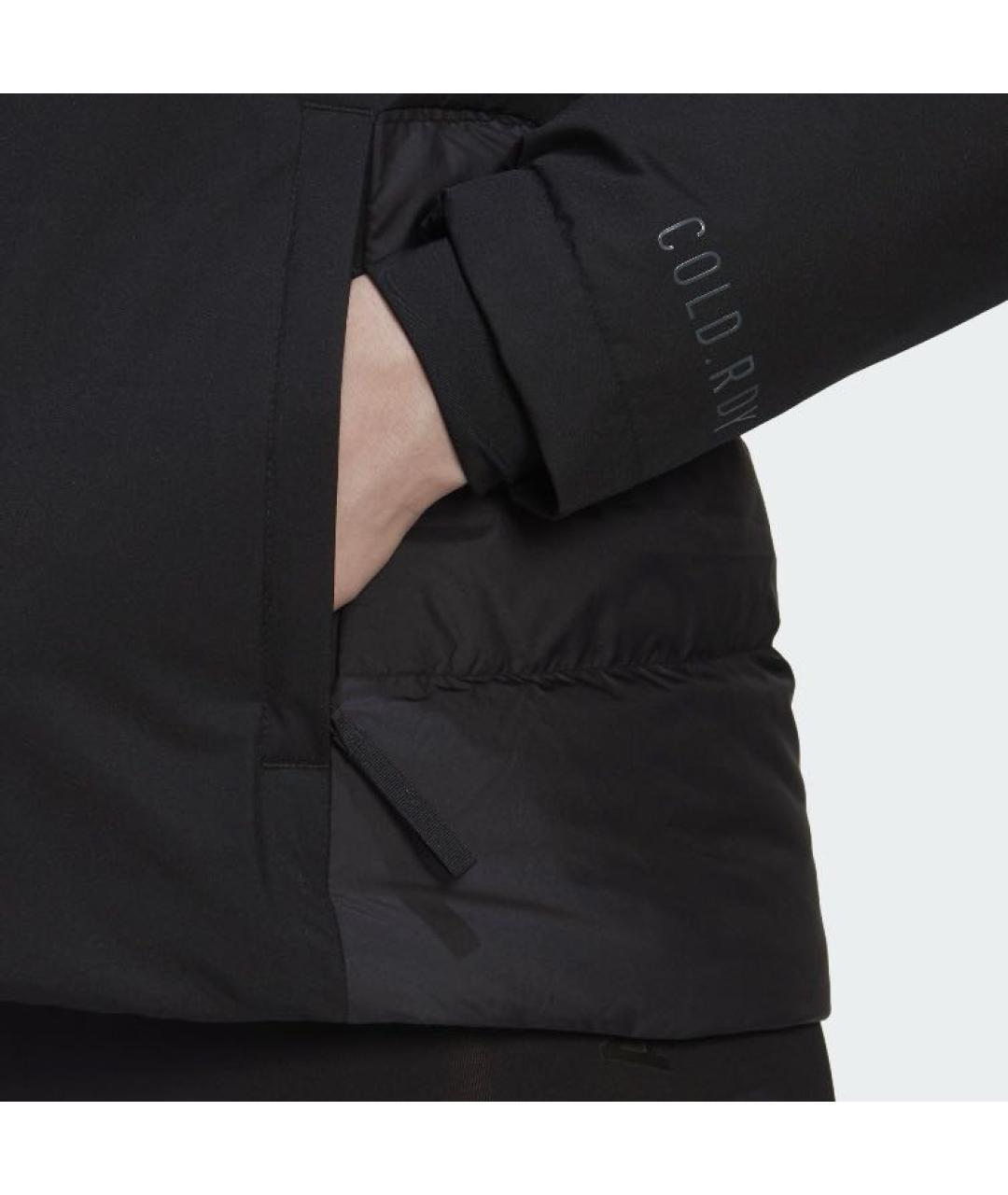 ADIDAS Черный полиэстеровый пуховик, фото 7