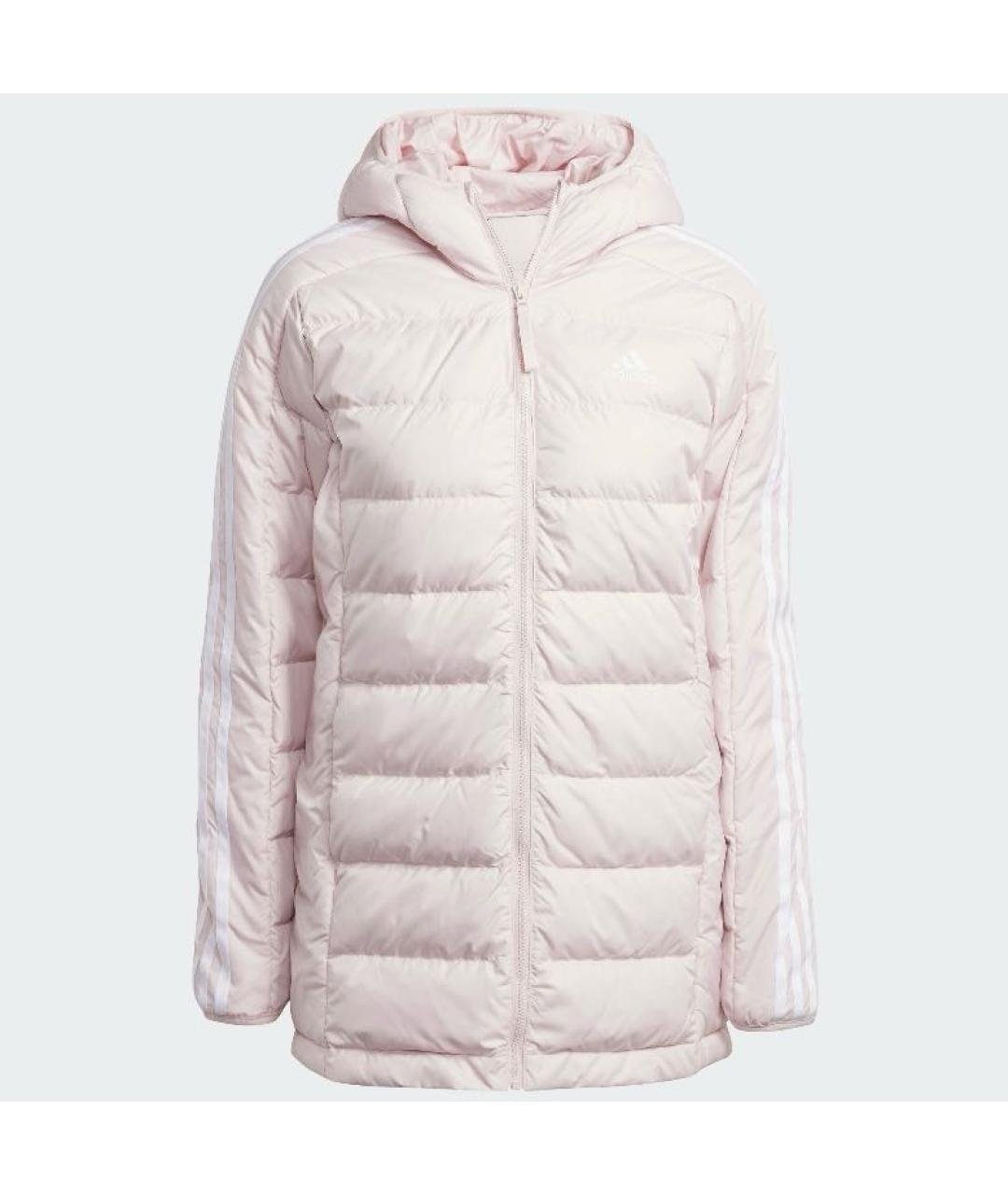 ADIDAS Коралловый полиэстеровый пуховик, фото 7