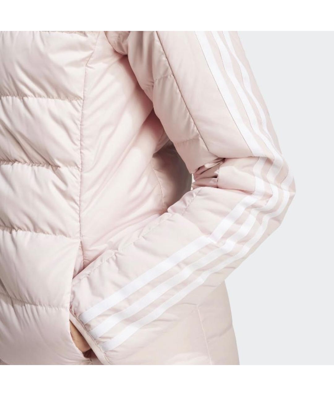 ADIDAS Коралловый полиэстеровый пуховик, фото 6