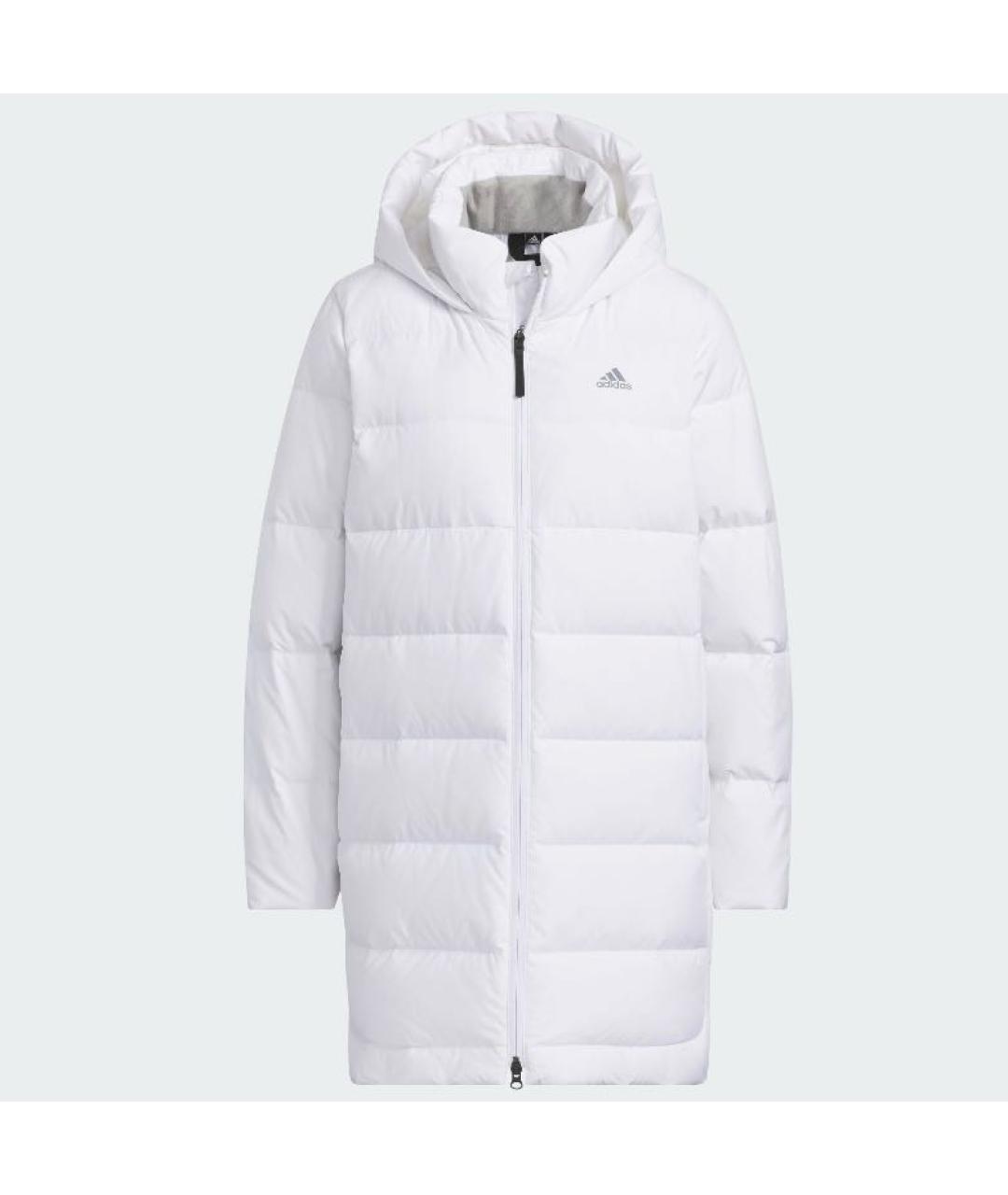 ADIDAS Белый полиэстеровый пуховик, фото 6