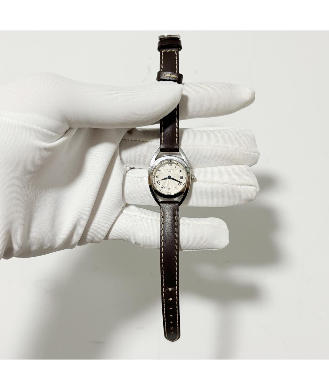 LONGINES Белые стальные часы, фото 9