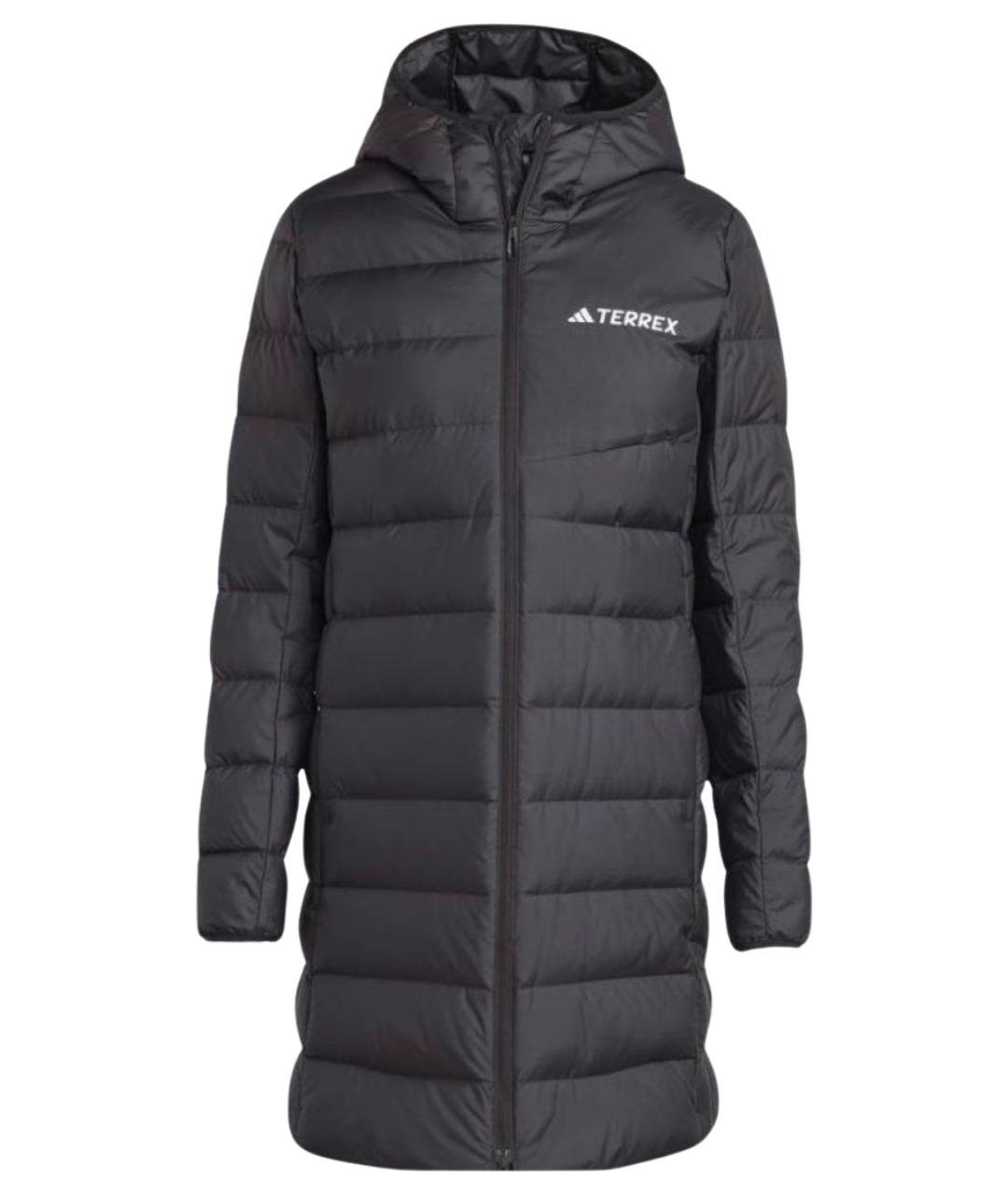 ADIDAS Черный полиэстеровый пуховик, фото 1