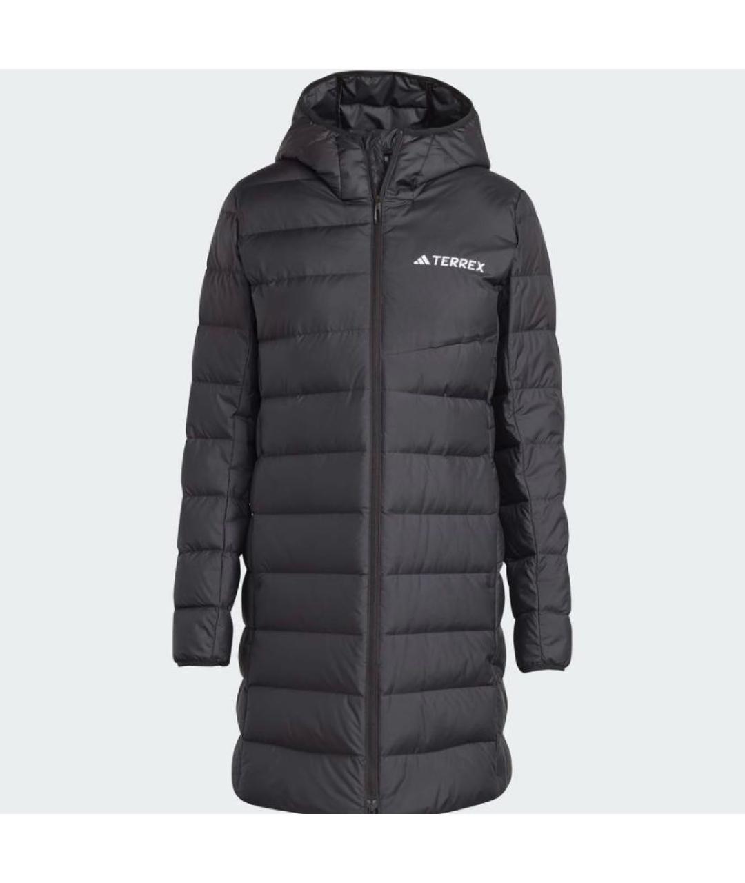 ADIDAS Черный полиэстеровый пуховик, фото 6