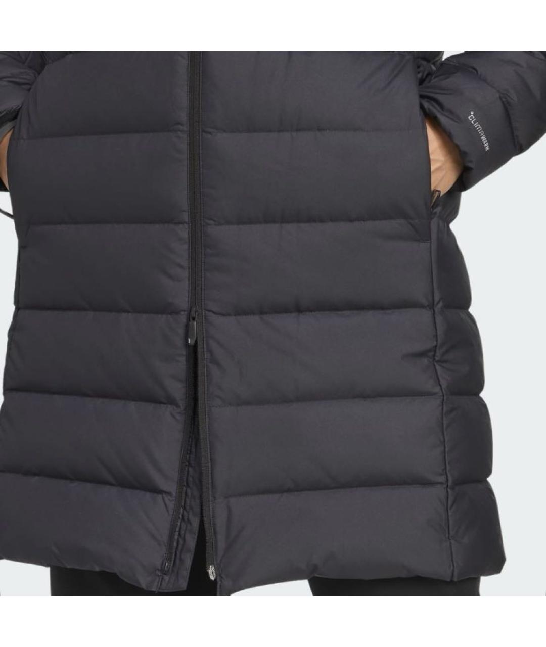 ADIDAS Черный полиэстеровый пуховик, фото 5