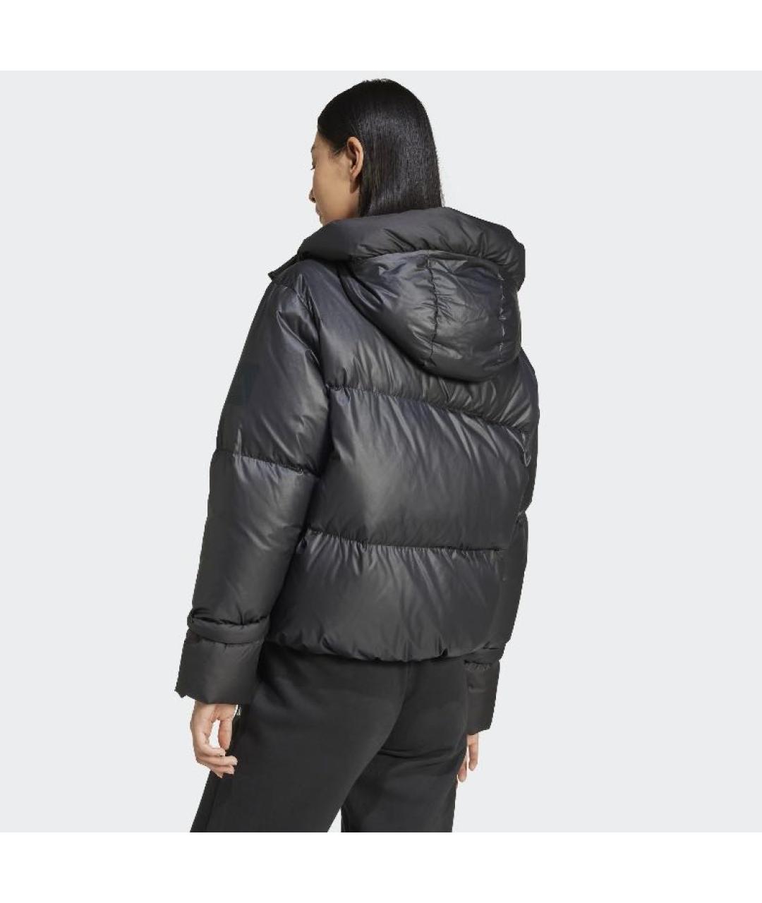ADIDAS Черный полиэстеровый пуховик, фото 5