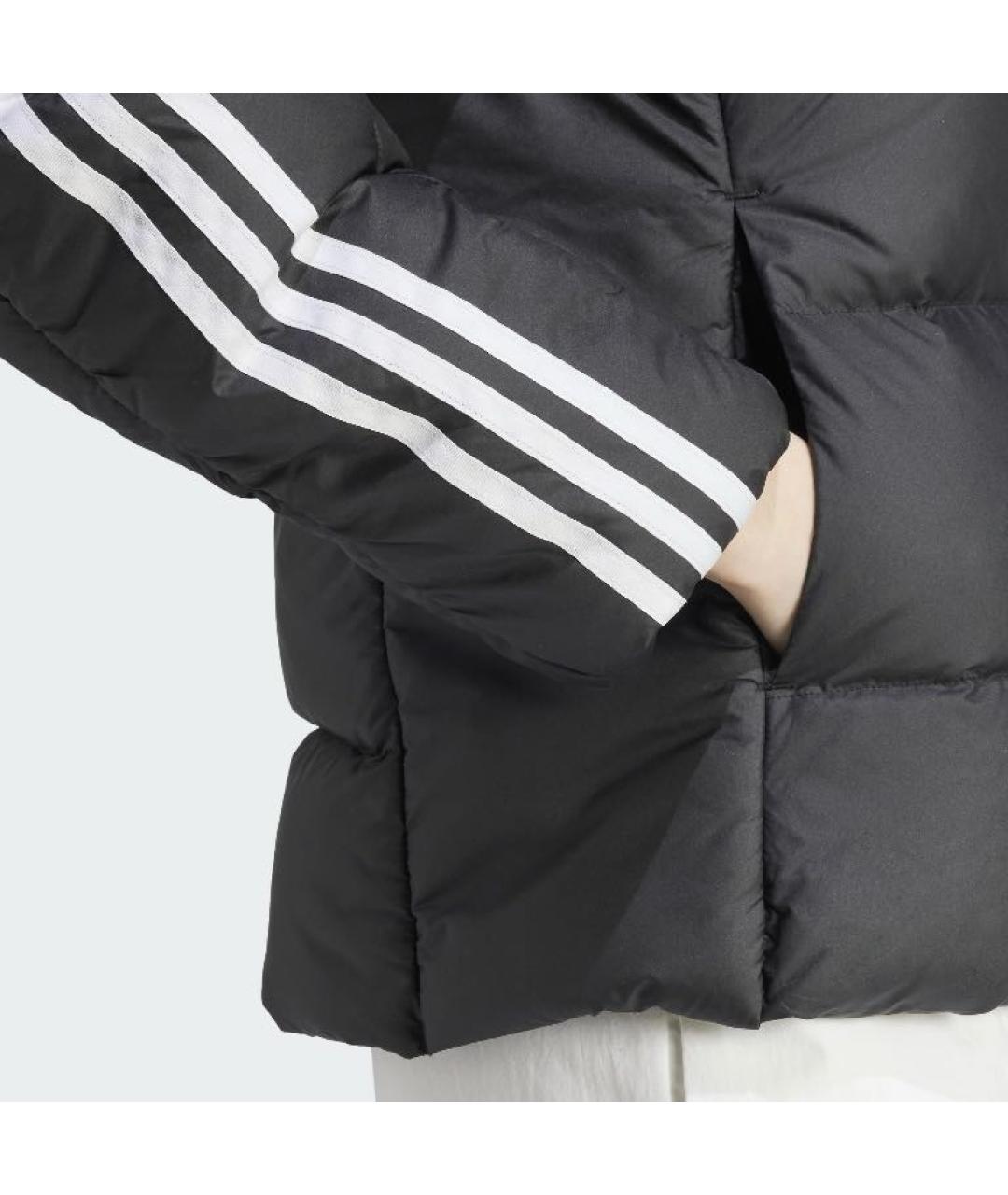 ADIDAS Черный полиэстеровый пуховик, фото 5