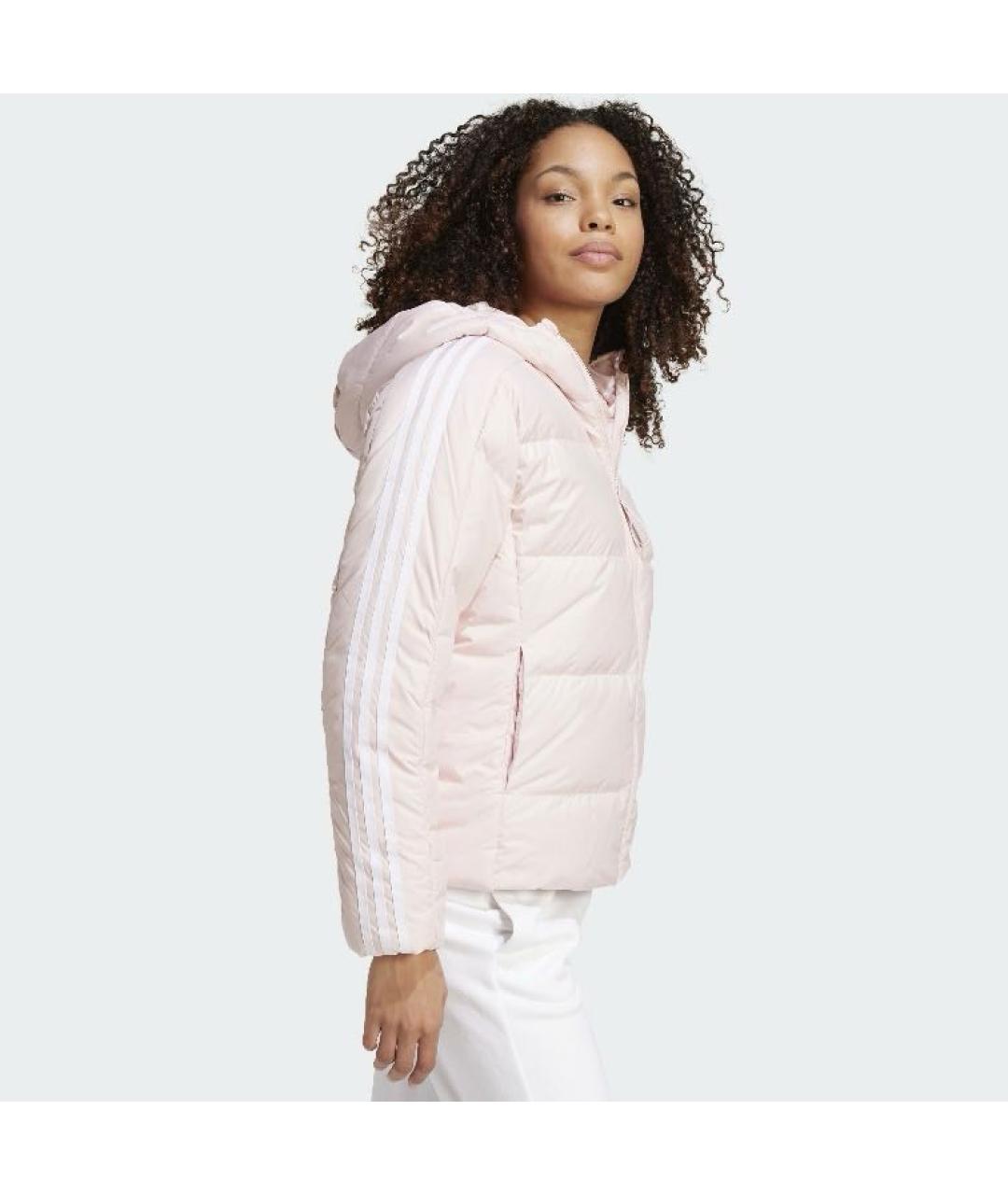ADIDAS Розовый полиэстеровый пуховик, фото 4