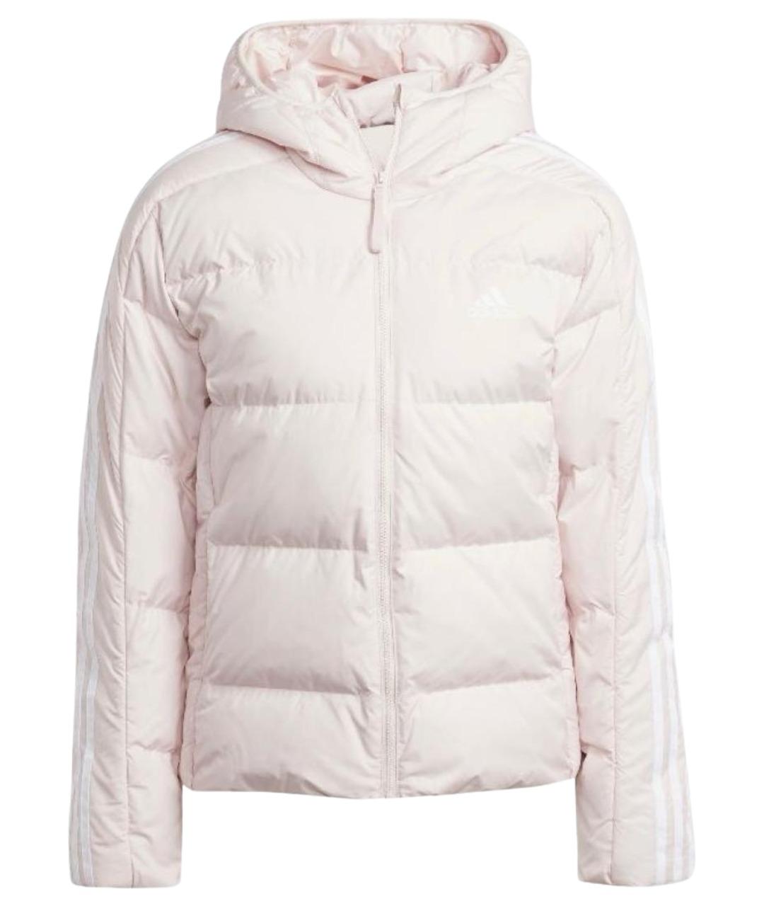 ADIDAS Розовый полиэстеровый пуховик, фото 1