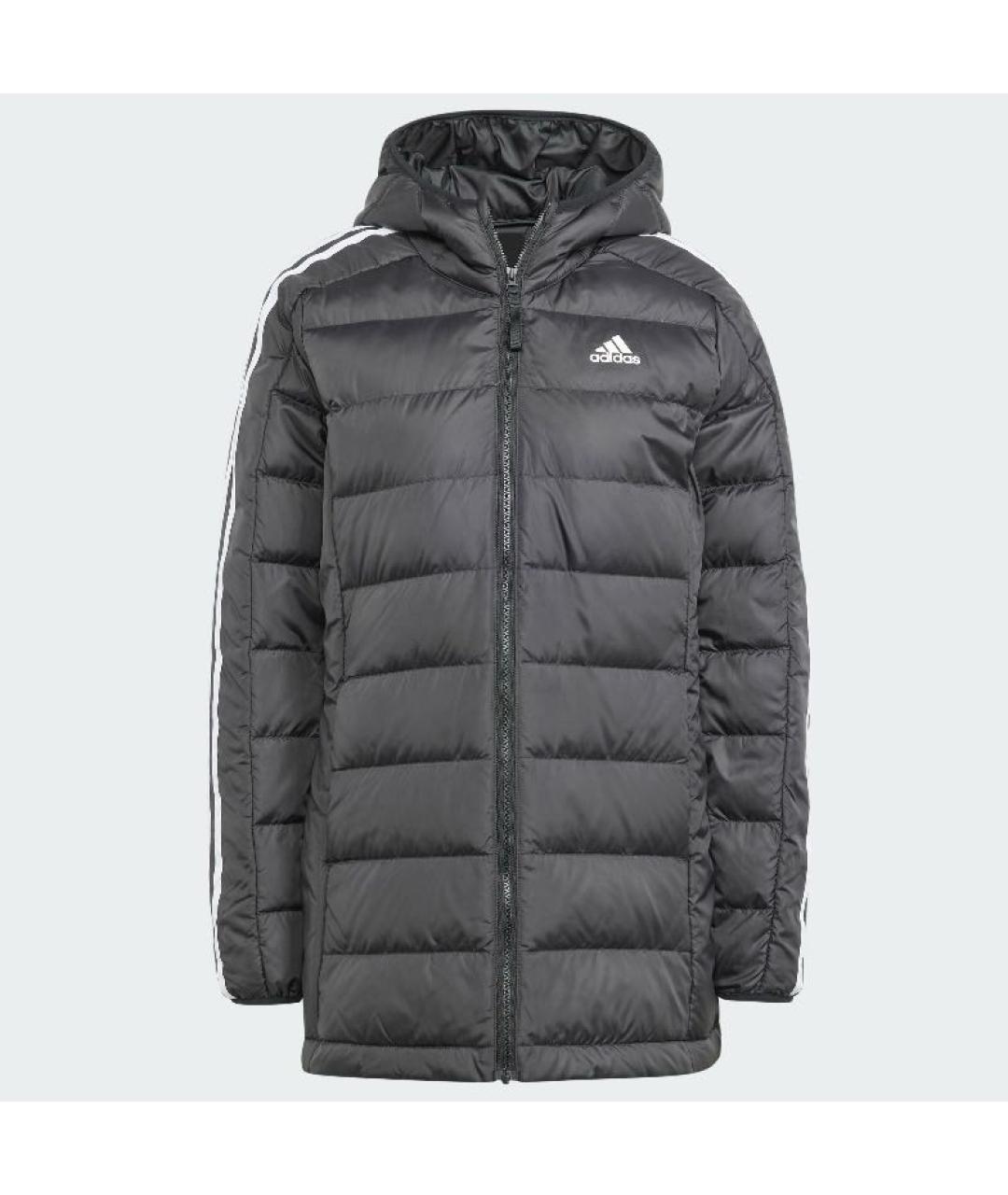 ADIDAS Черный полиэстеровый пуховик, фото 6