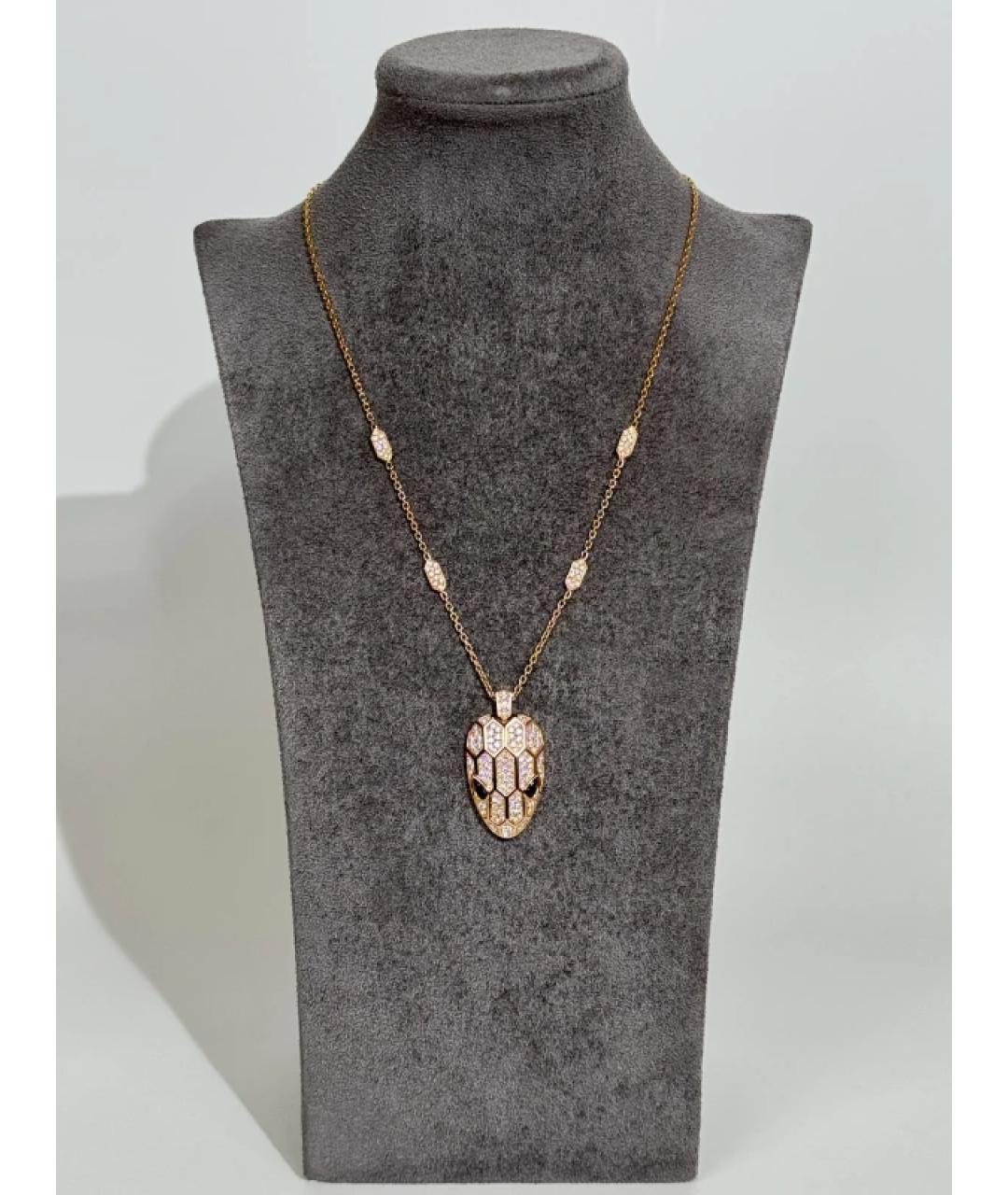 BVLGARI Золотая подвеска из розового золота, фото 2