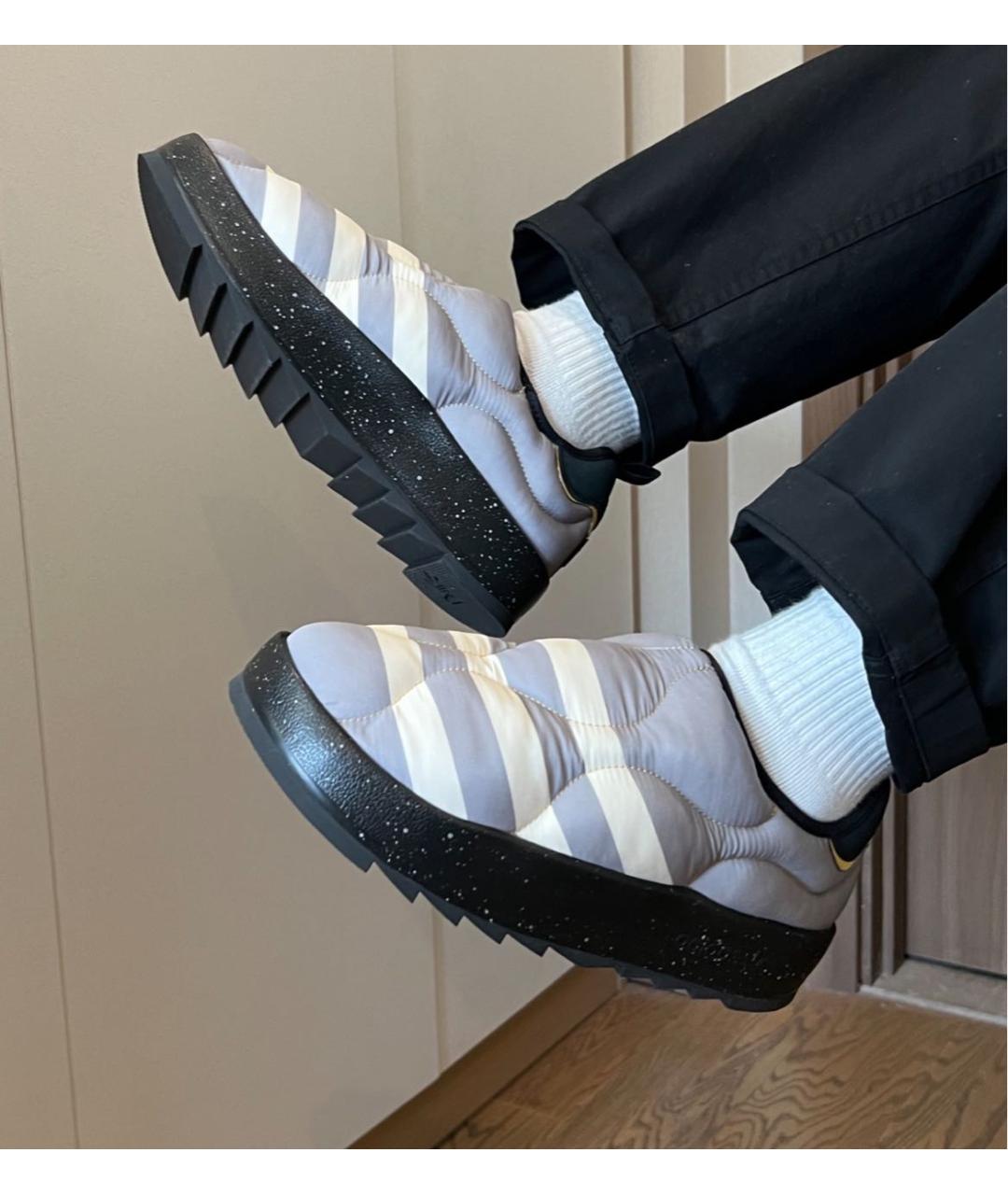 ADIDAS Серые синтетические низкие ботинки, фото 8