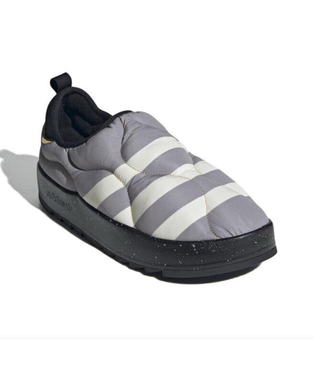 ADIDAS Серые синтетические низкие ботинки, фото 2