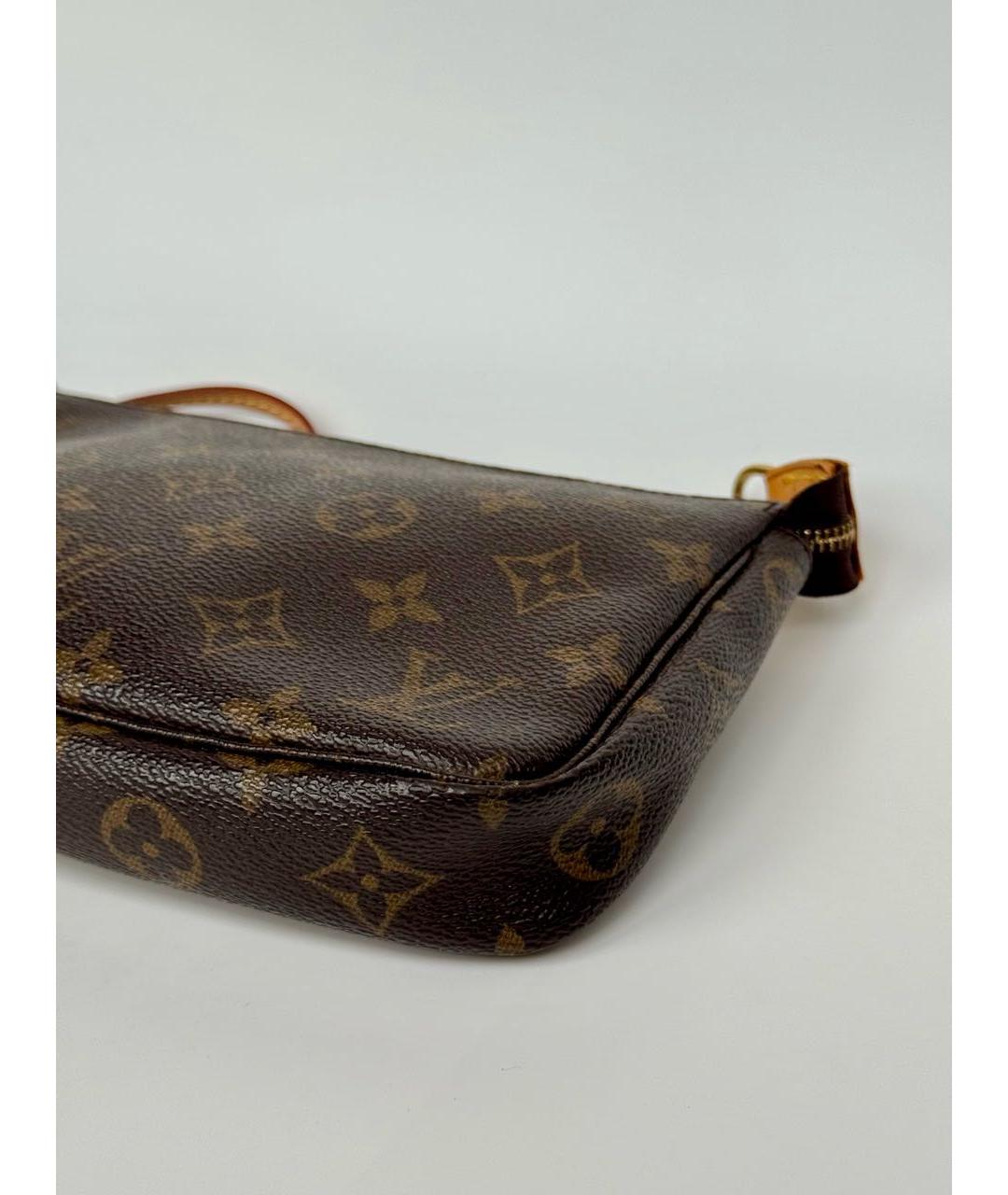 LOUIS VUITTON Коричневая сумка через плечо, фото 6