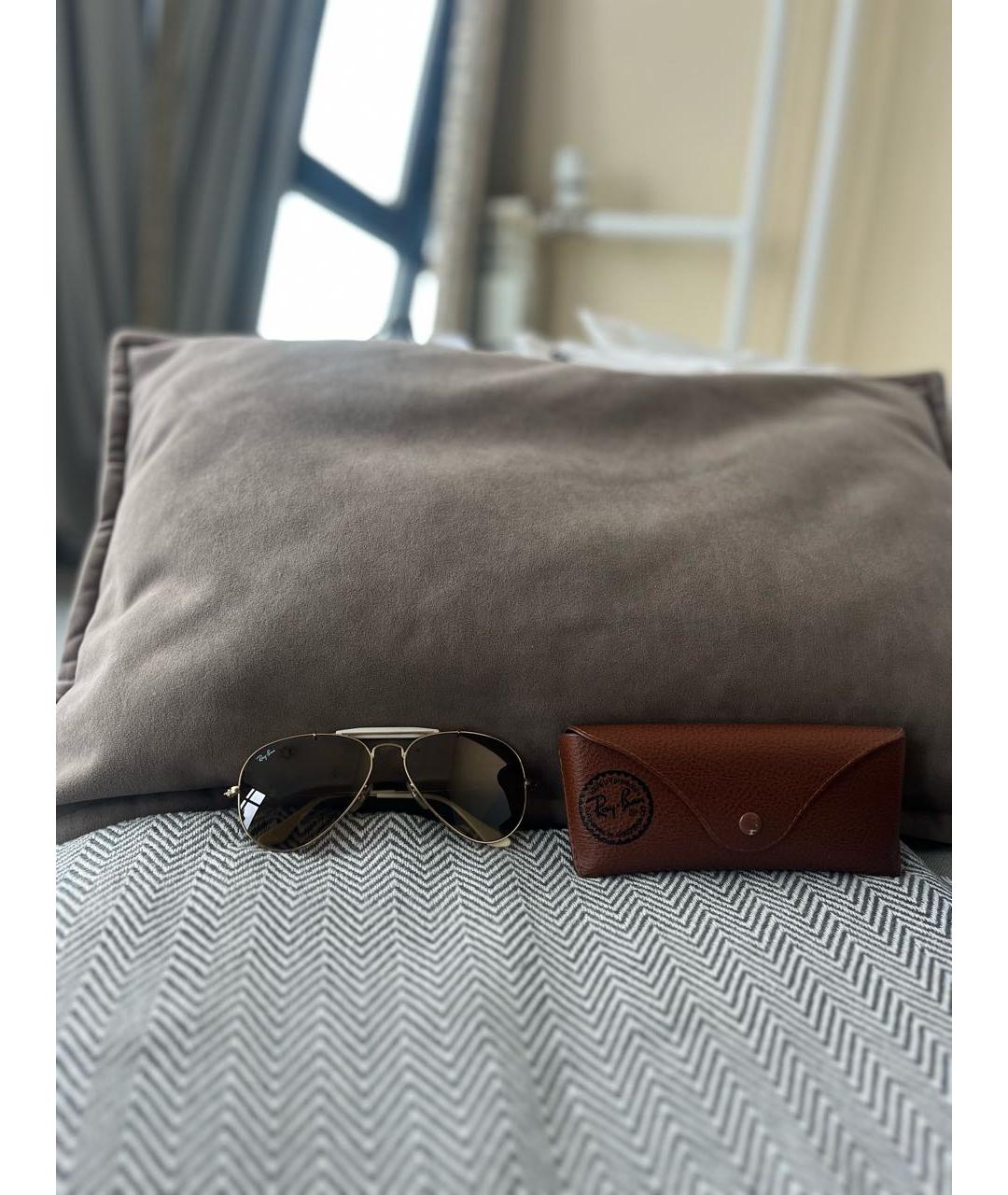 RAY BAN Металлические солнцезащитные очки, фото 2