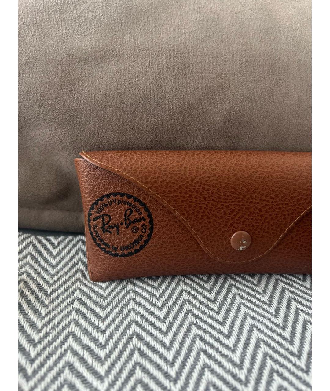 RAY BAN Металлические солнцезащитные очки, фото 3