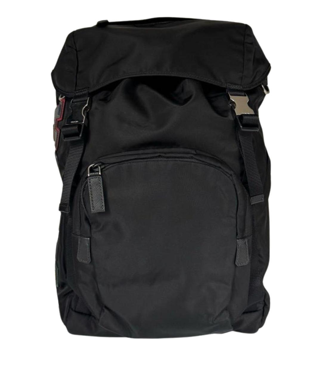 PRADA Черный тканевый рюкзак, фото 1