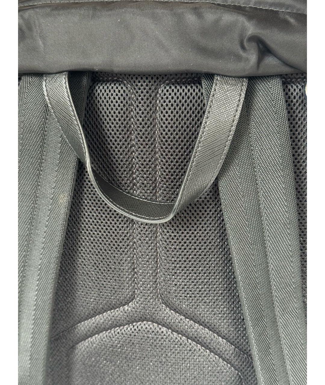 PRADA Черный тканевый рюкзак, фото 6
