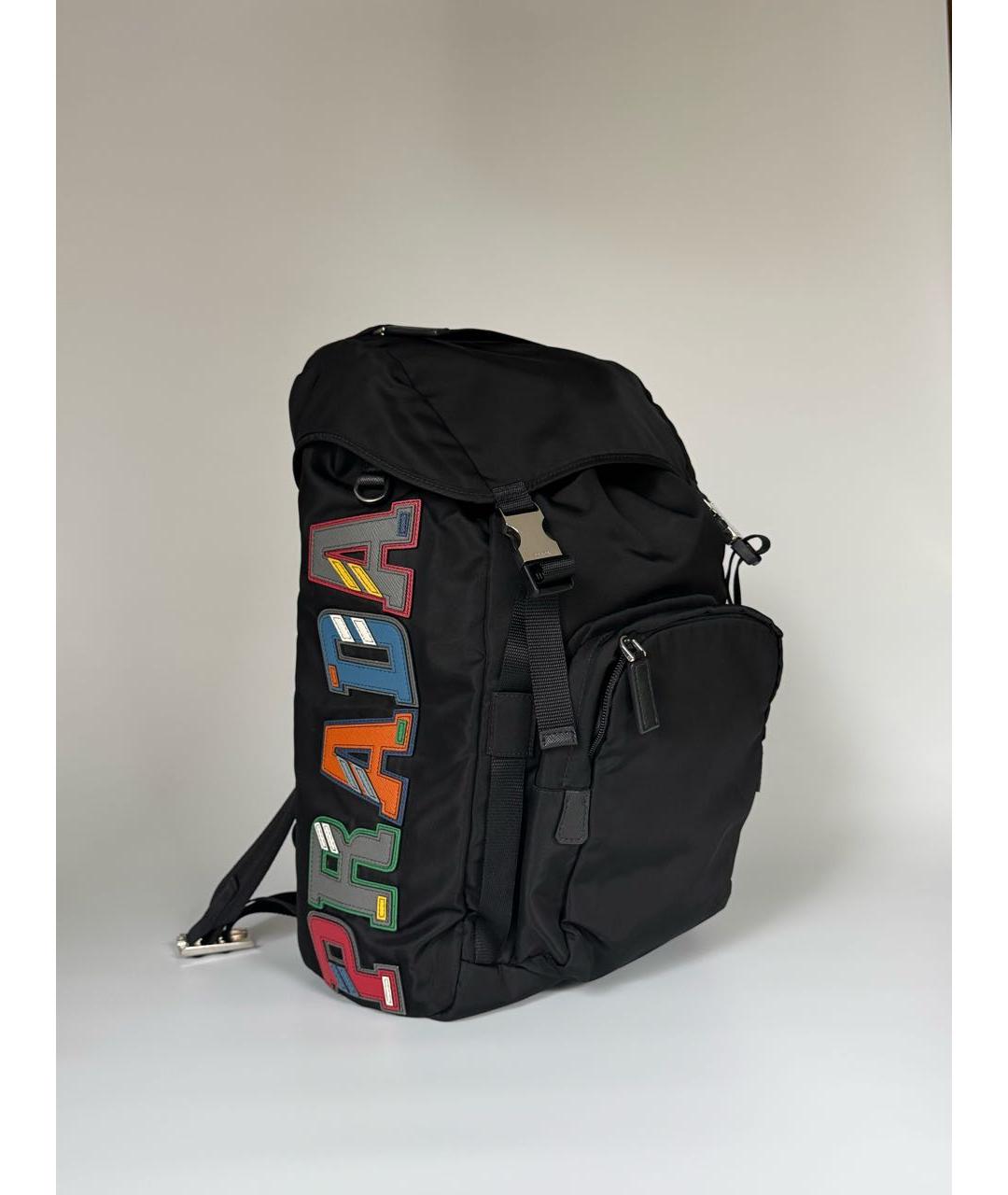 PRADA Черный тканевый рюкзак, фото 2