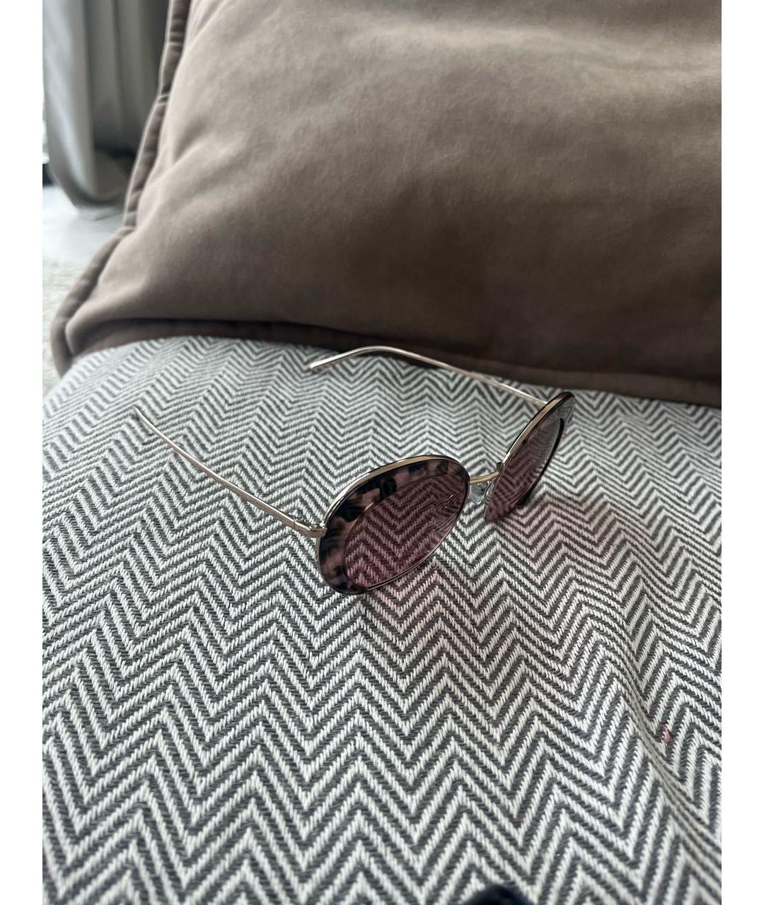 GIORGIO ARMANI Металлические солнцезащитные очки, фото 3