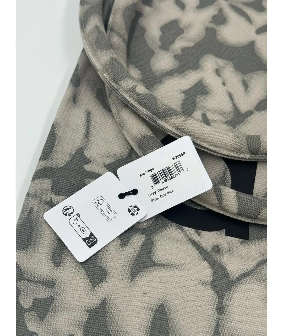 ALO YOGA Серая хлопковая сумка тоут, фото 2