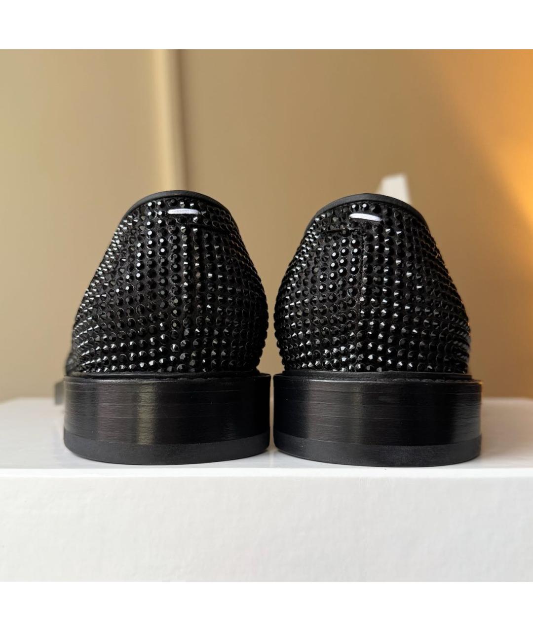 MAISON MARGIELA Черные кожаные ботинки, фото 5