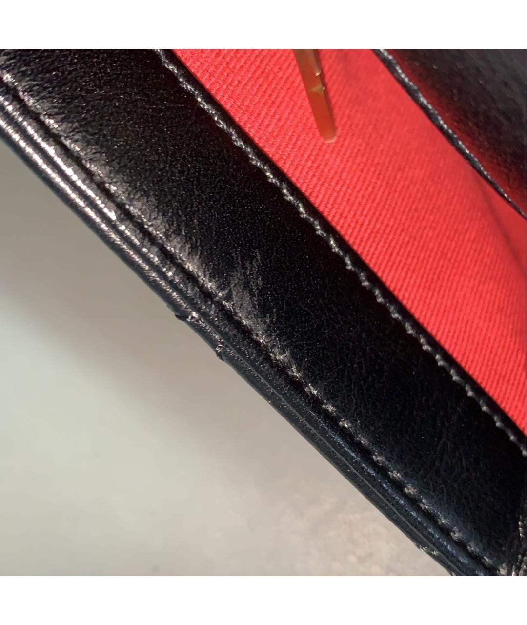 CHANEL Черная кожаная сумка через плечо, фото 7