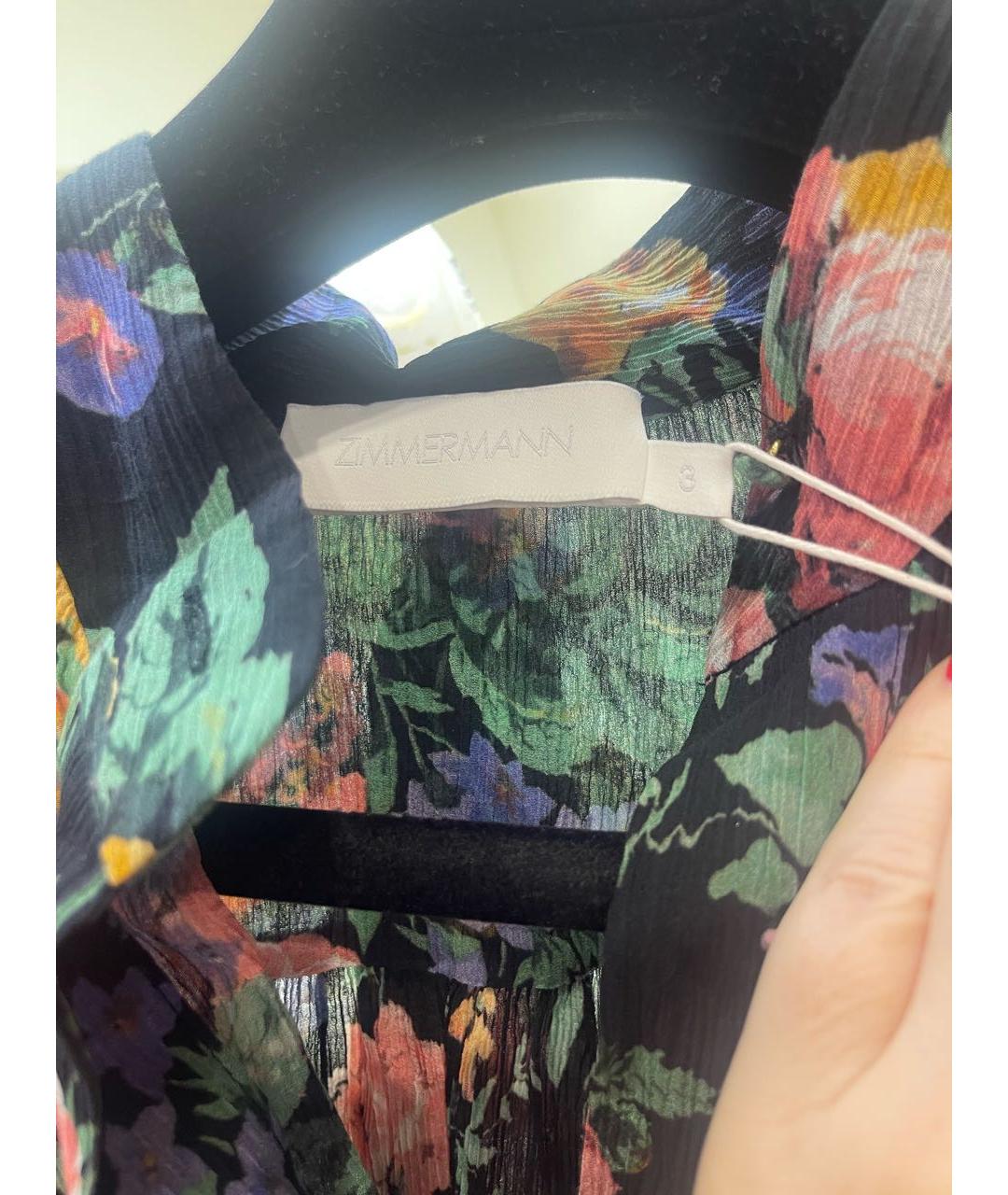 ZIMMERMANN Мульти вискозное коктейльное платье, фото 4