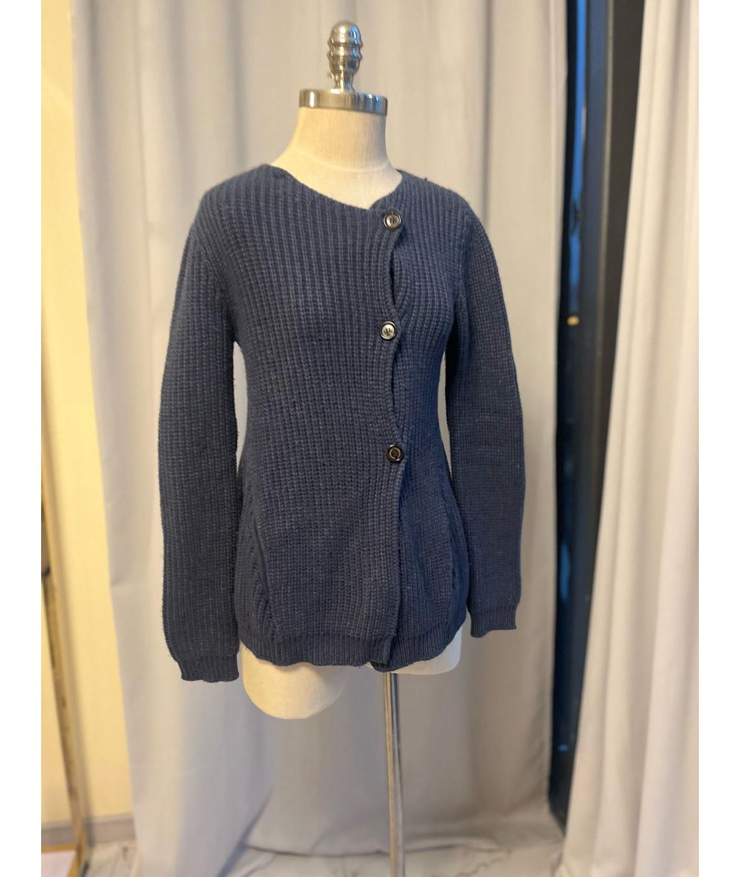 BRUNELLO CUCINELLI Антрацитовый кашемировый джемпер / свитер, фото 5